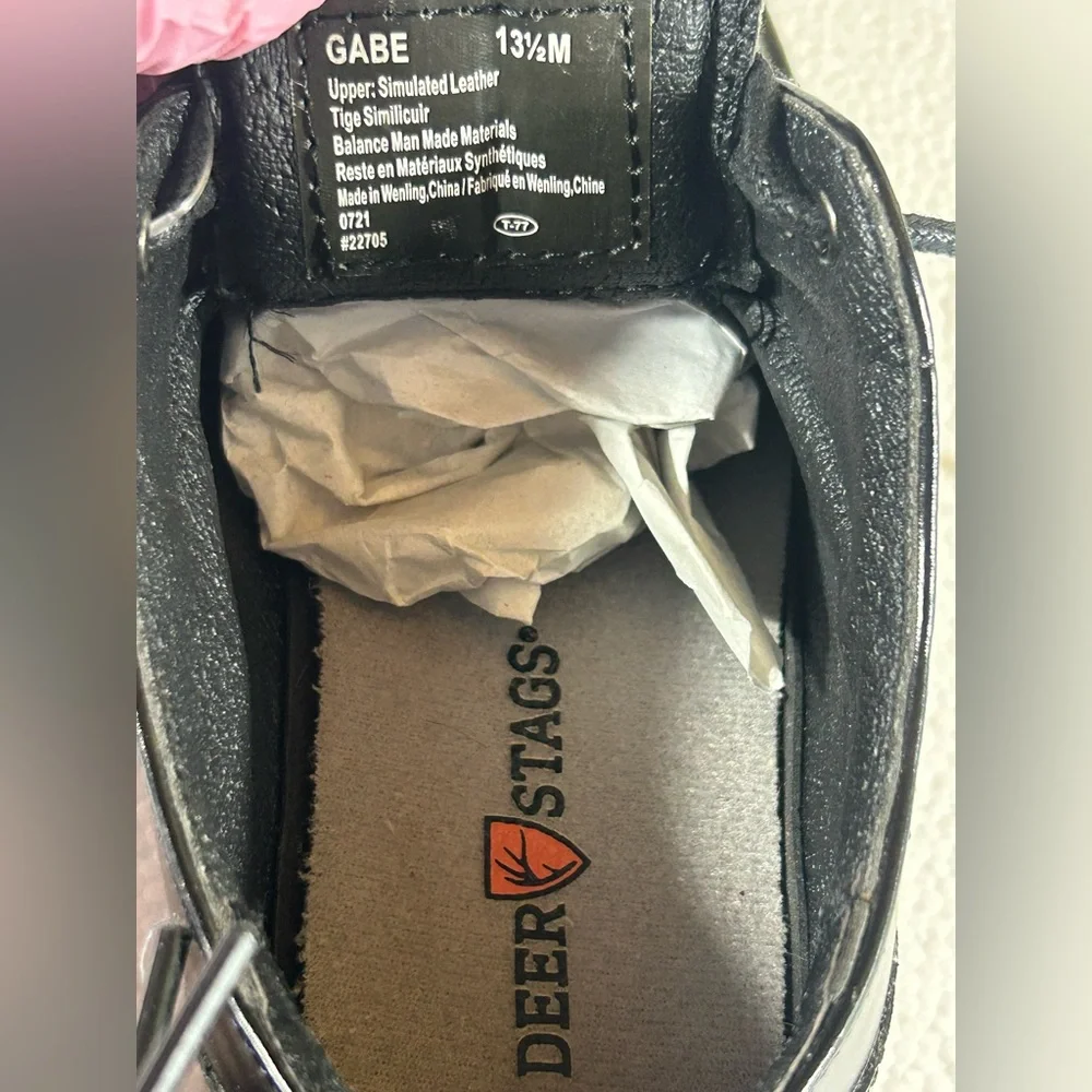 Deer Stags Gabe Kids Dress Shoes |‎ S.U.P.R.O Comfort Technology | Size 13.5M